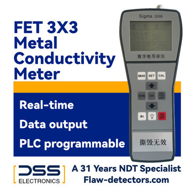 좋은 가격 60 KHz 및 500 KHz 금속 전도성 미터 0.51% - 112% IACS (전용 스kala) 온라인으로